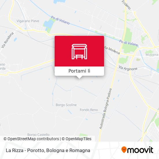 Mappa La Rizza - Porotto