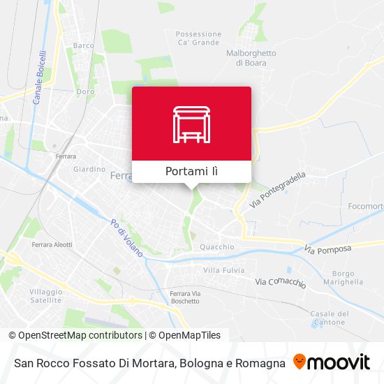 Mappa San Rocco Fossato Di Mortara