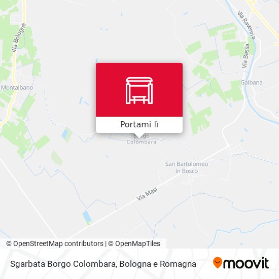 Mappa Sgarbata Borgo Colombara