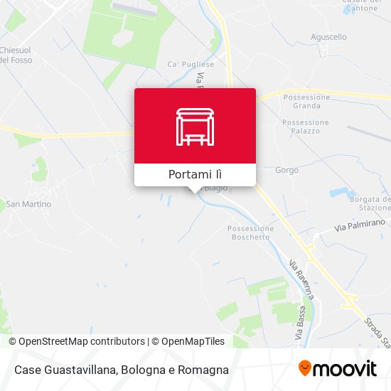 Mappa Case Guastavillana