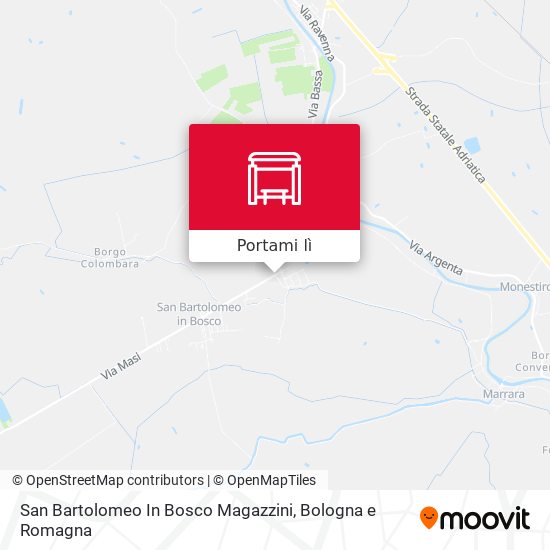 Mappa San Bartolomeo In Bosco Magazzini