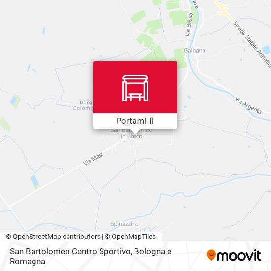 Mappa San Bartolomeo Centro Sportivo