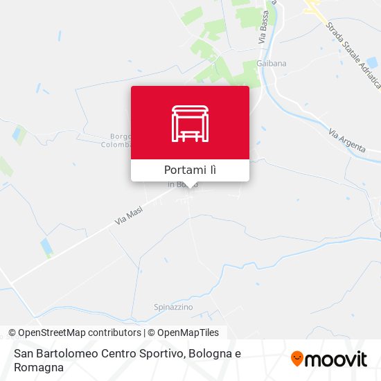 Mappa San Bartolomeo Centro Sportivo