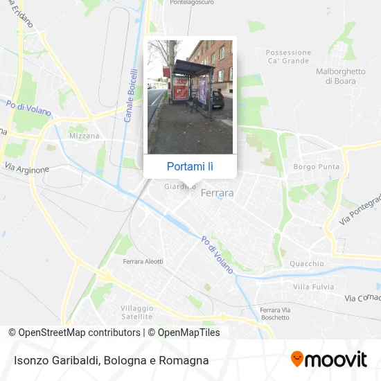 Mappa Isonzo Garibaldi