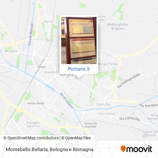 Mappa Montebello Bellaria