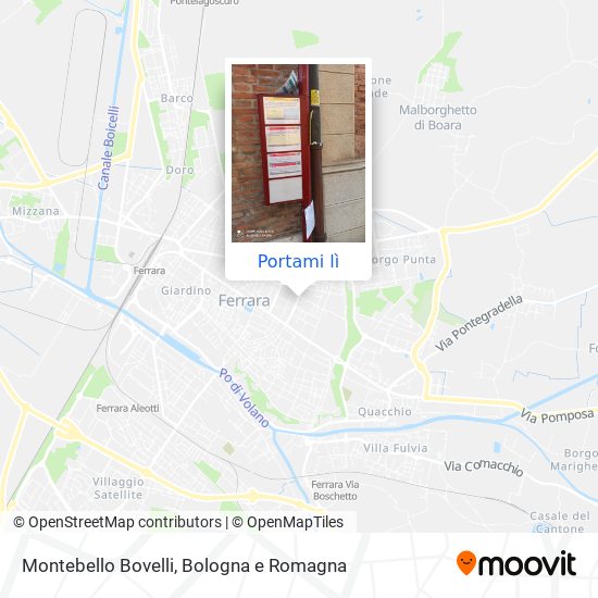 Mappa Montebello Bovelli