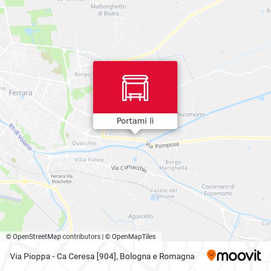 Mappa Via Pioppa - Ca Ceresa [904]