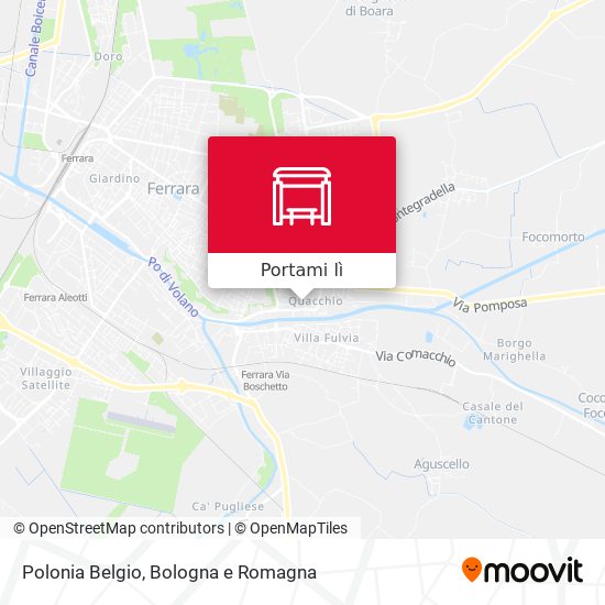 Mappa Polonia Belgio