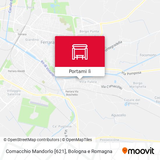 Mappa Comacchio Mandorlo [621]