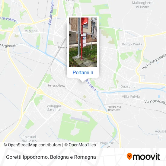 Mappa Goretti Ippodromo