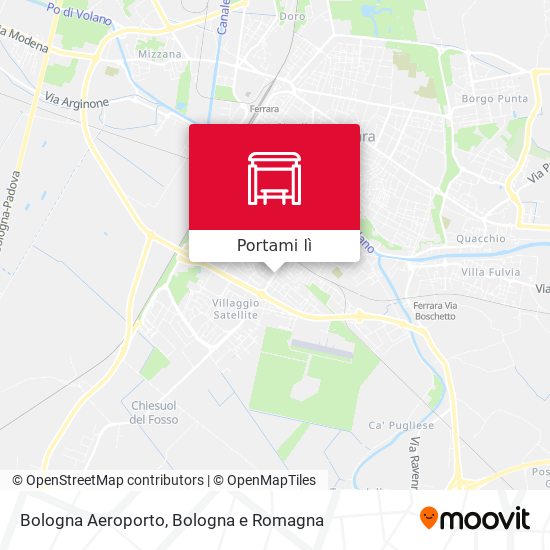 Mappa Bologna Aeroporto