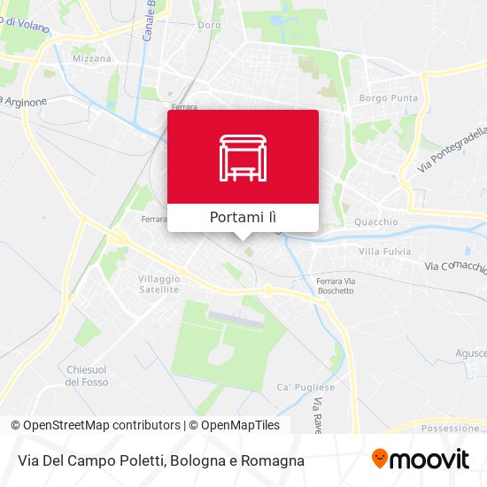 Mappa Via Del Campo Poletti