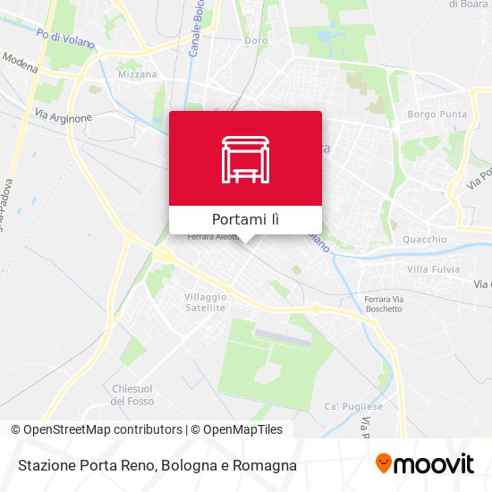Mappa Stazione Porta Reno