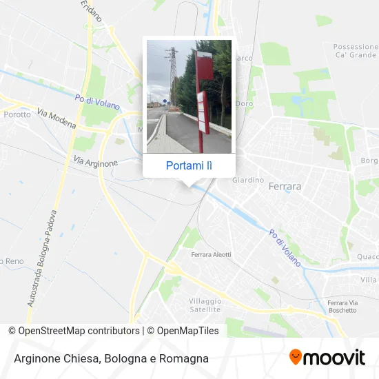 Mappa Arginone Chiesa