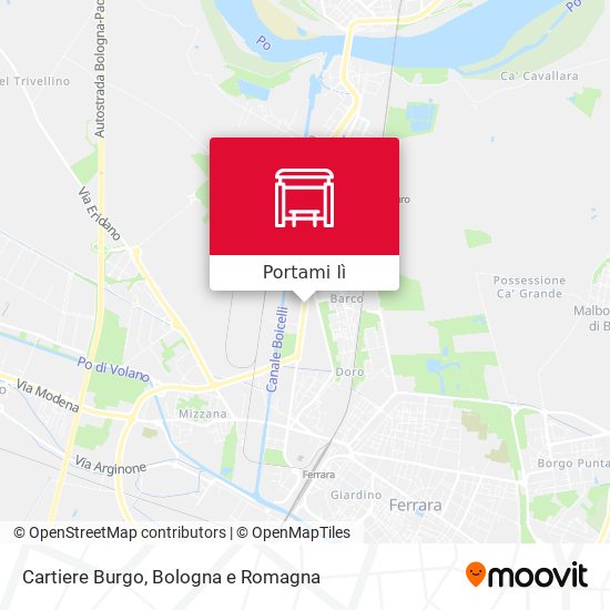 Mappa Cartiere Burgo