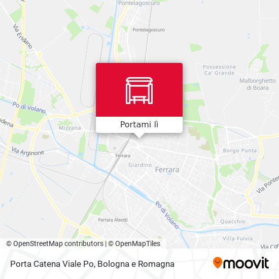 Mappa Porta Catena Viale Po