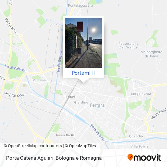 Mappa Porta Catena Aguiari
