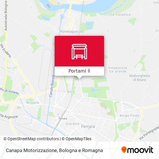 Mappa Canapa Motorizzazione