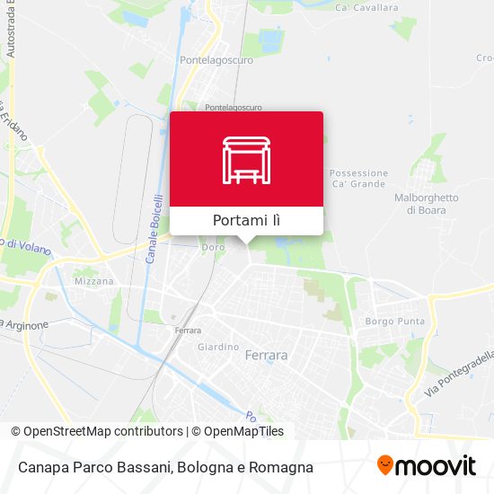 Mappa Canapa Parco Bassani