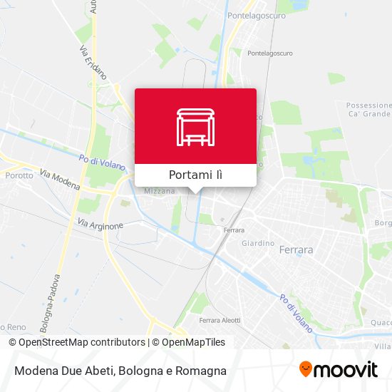 Mappa Modena Due Abeti