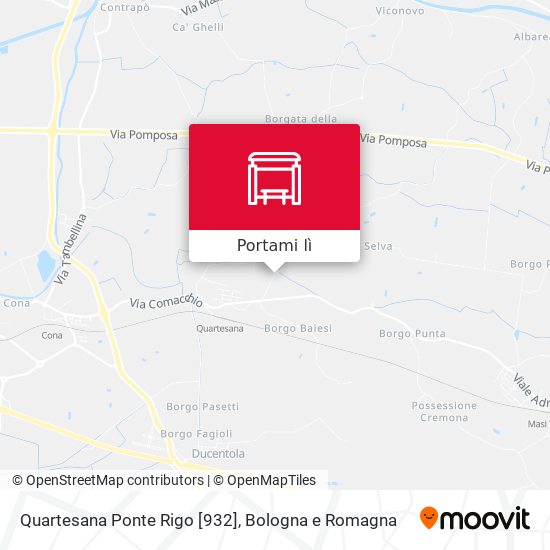 Mappa Quartesana Ponte Rigo [932]