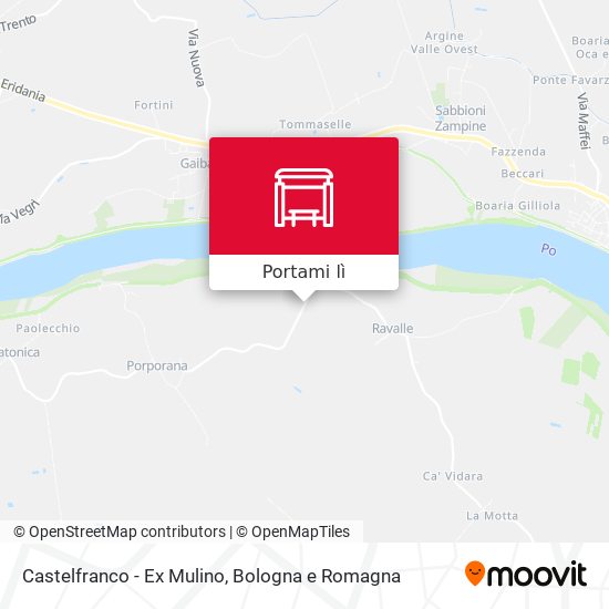 Mappa Castelfranco - Ex Mulino