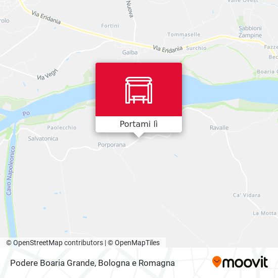 Mappa Podere Boaria Grande