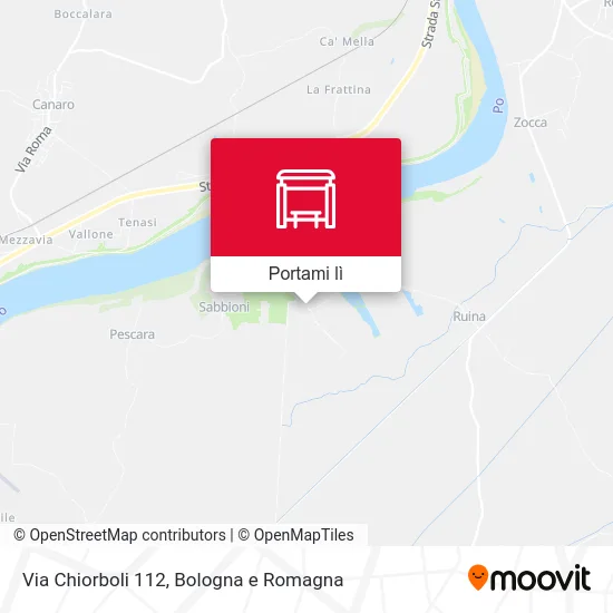 Mappa Via Chiorboli 112