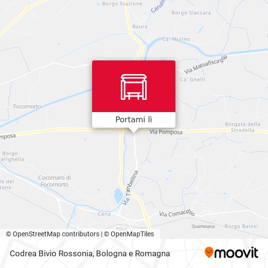 Mappa Codrea Bivio Rossonia