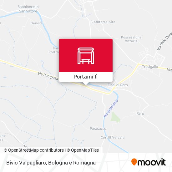 Mappa Bivio Valpagliaro