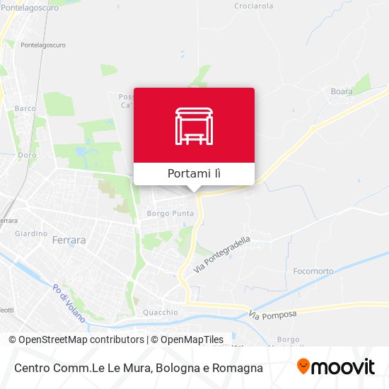 Mappa Centro Comm.Le Le Mura