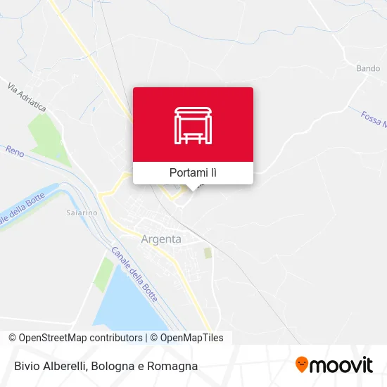 Mappa Bivio Alberelli