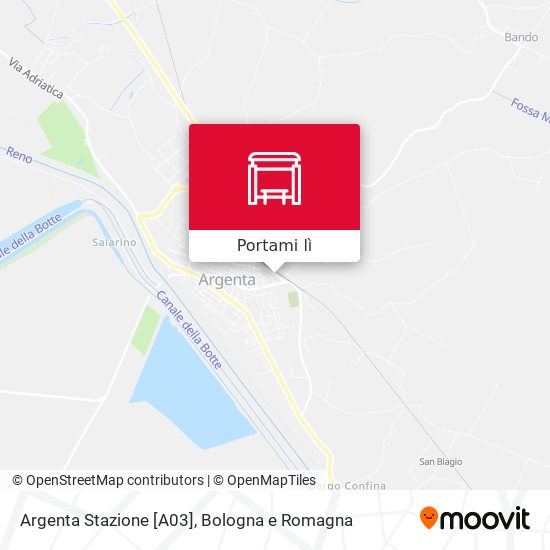 Mappa Argenta Stazione [A03]