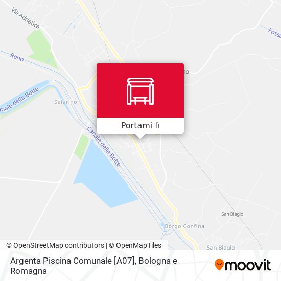 Mappa Argenta Piscina Comunale [A07]