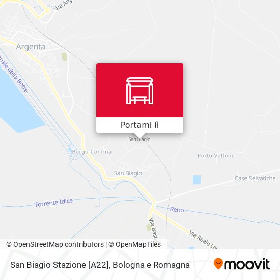 Mappa San Biagio Stazione [A22]