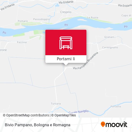 Mappa Bivio Pampano
