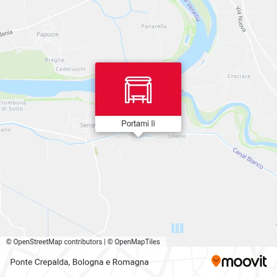 Mappa Ponte Crepalda