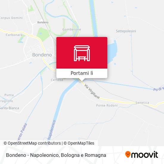 Mappa Bondeno - Napoleonico
