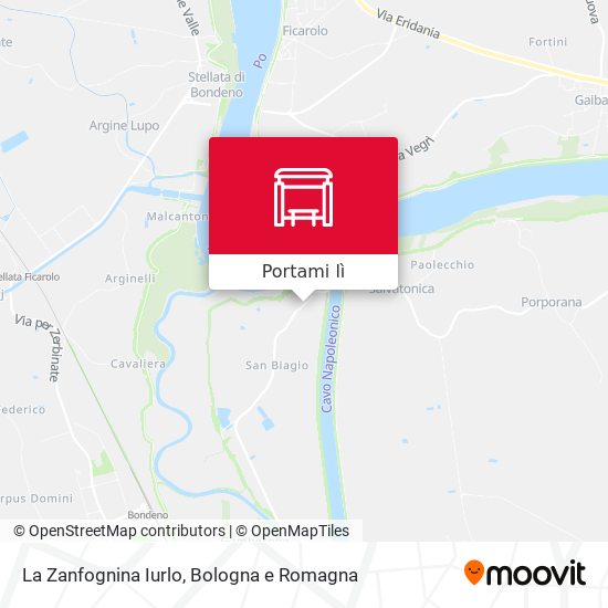 Mappa La Zanfognina Iurlo