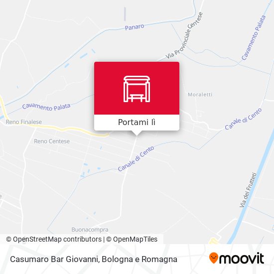 Mappa Casumaro Bar Giovanni