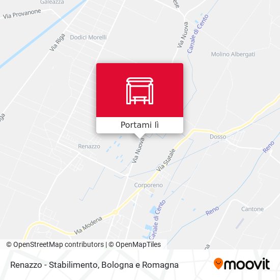Mappa Renazzo - Stabilimento
