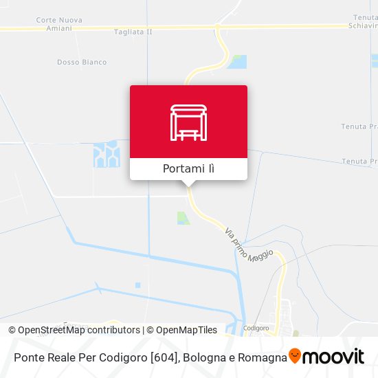Mappa Ponte Reale Per Codigoro [604]