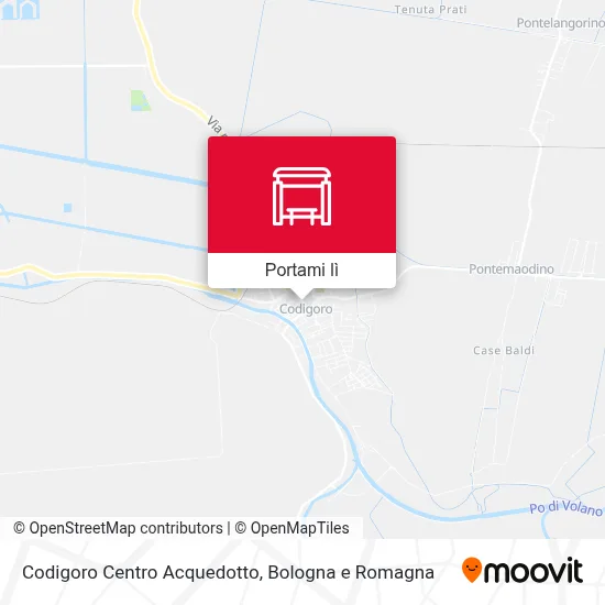 Mappa Codigoro Centro Acquedotto