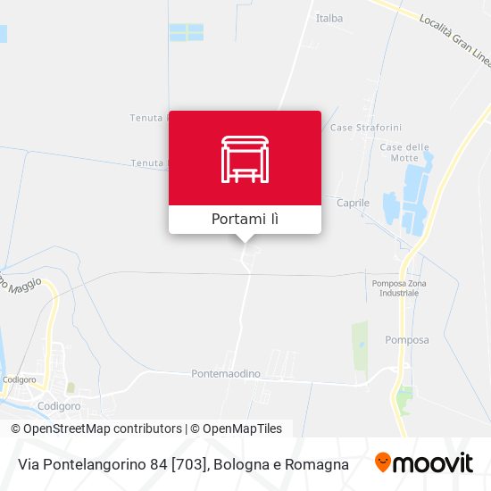 Mappa Via Pontelangorino 84 [703]