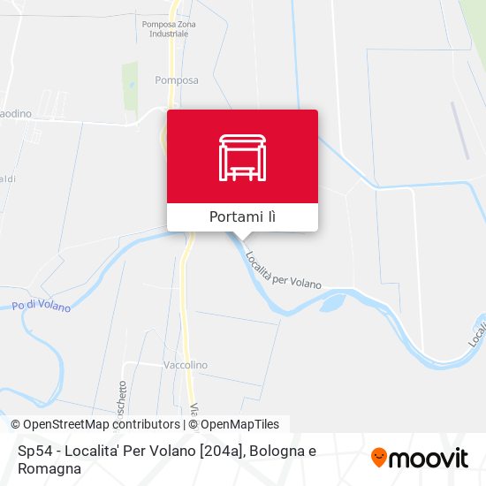 Mappa Sp54 - Localita' Per Volano [204a]