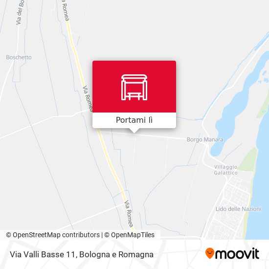 Mappa Via Valli Basse 11