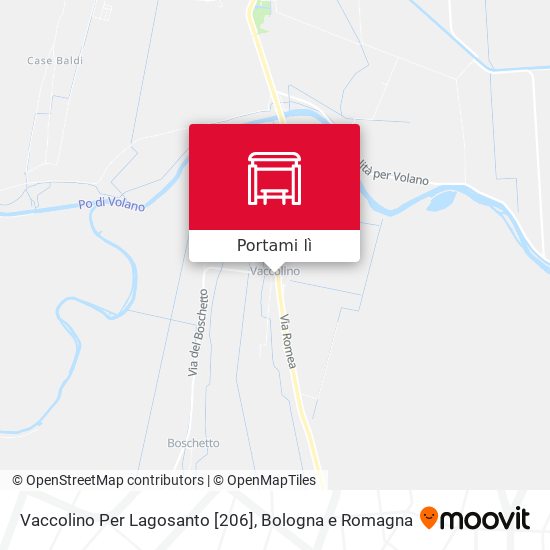Mappa Vaccolino Per Lagosanto [206]