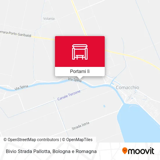 Mappa Bivio Strada Pallotta