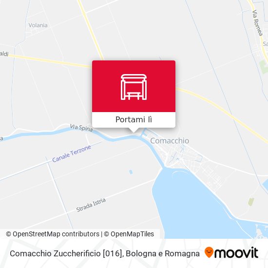Mappa Comacchio Zuccherificio [016]