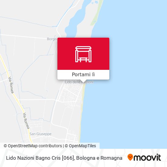 Mappa Lido Nazioni Bagno Cris [066]